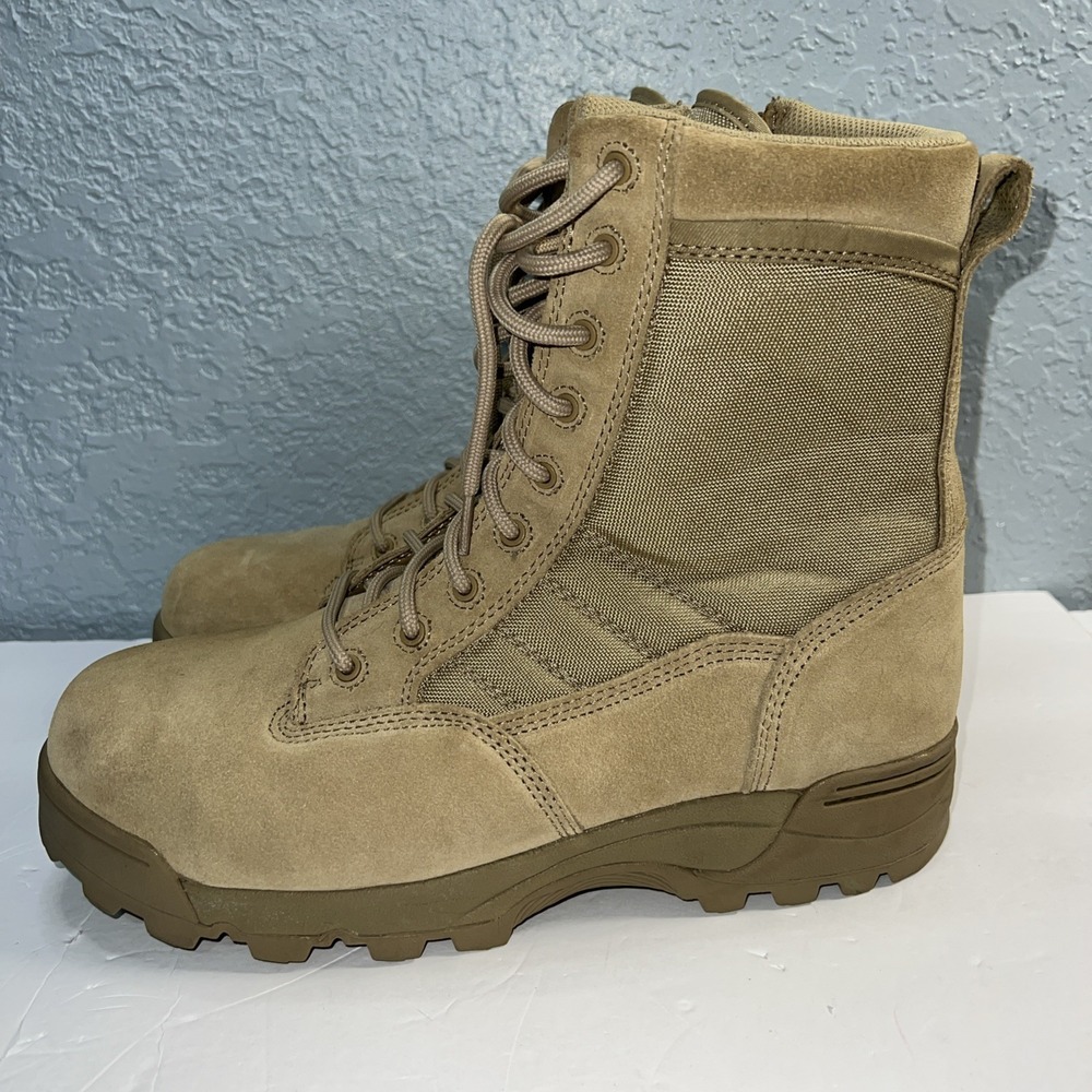 Tactical Military Mens Side Zipper Boots 9" Lightweight Army Combat Size 11.5‎